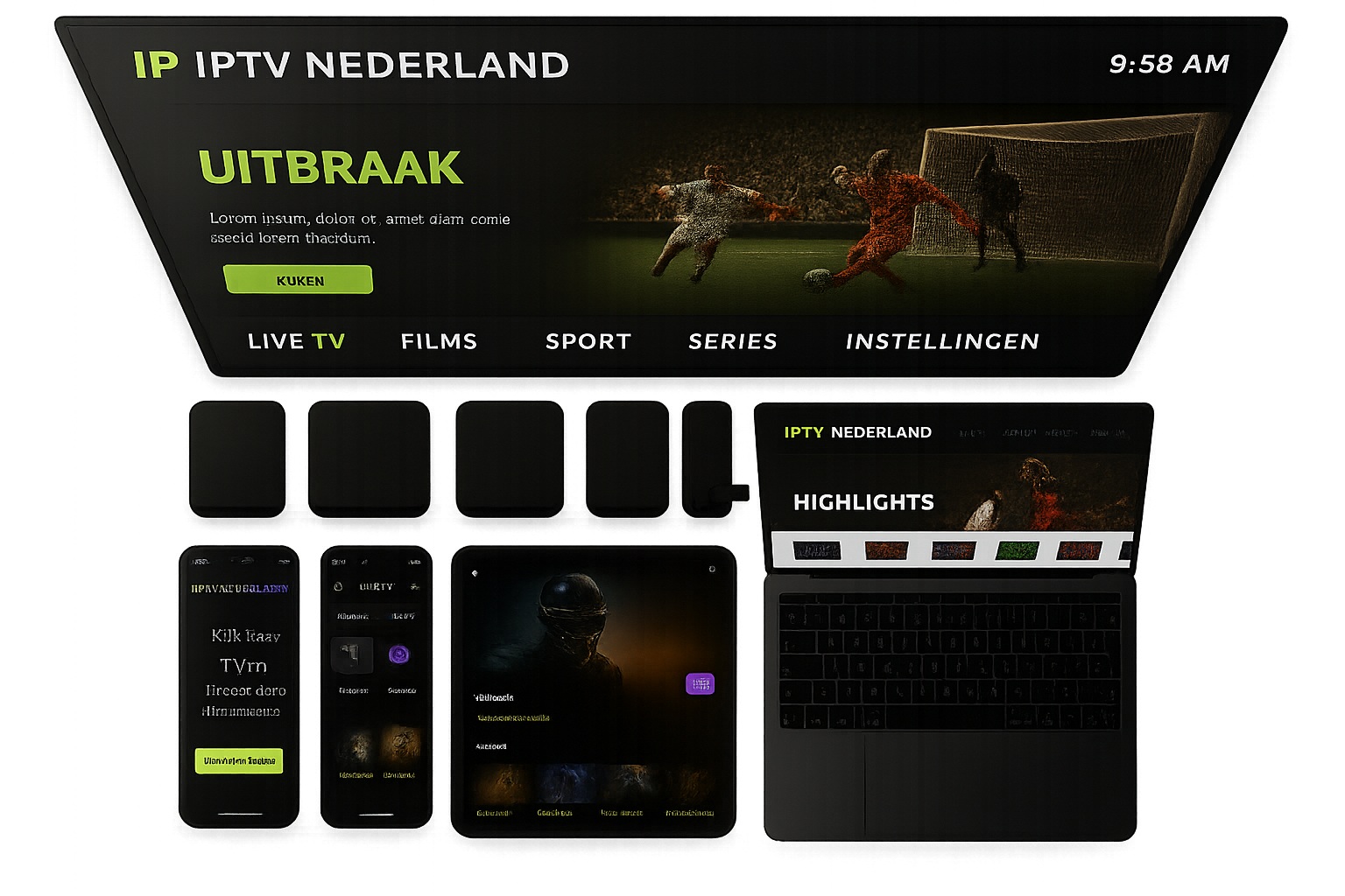 Beste IPTV Abonnement Nederland 2025 - Bekijk op Smart TV, laptop en mobiel